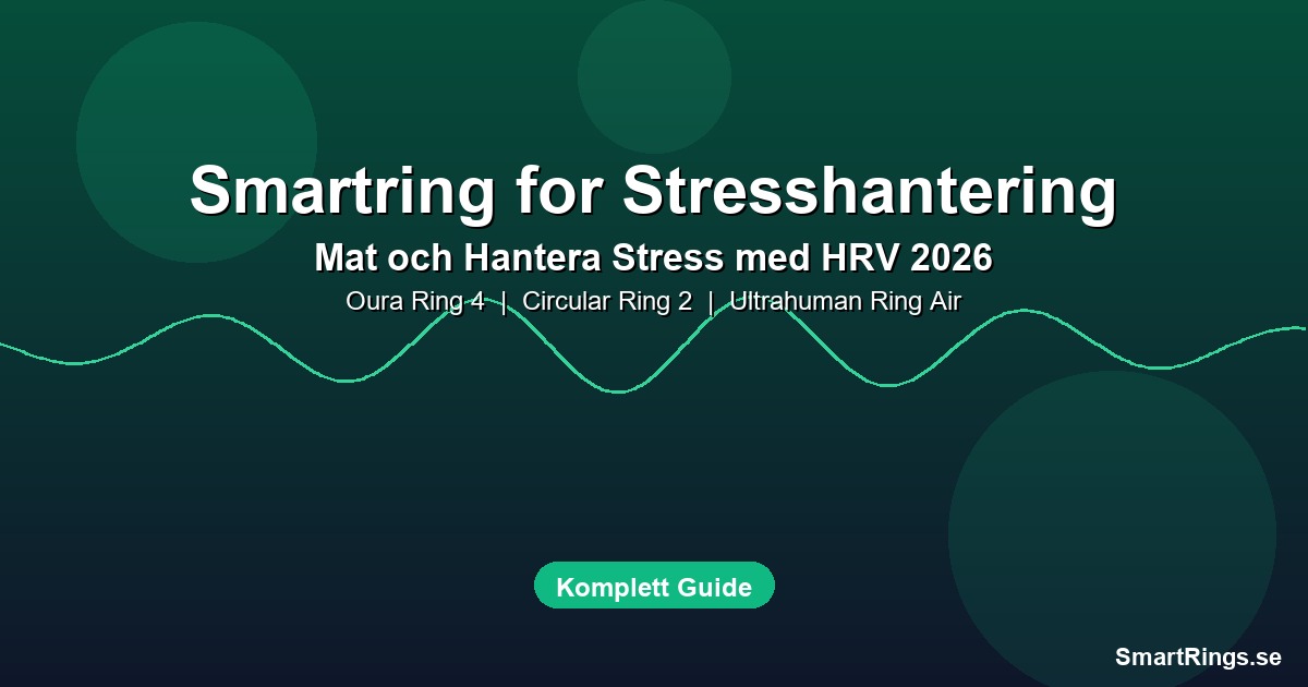 Smartring för stresshantering och HRV-mätning